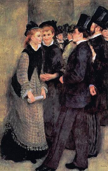 Pierre-Auguste Renoir La sortie de Conservatorie oil painting picture